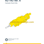 Epiroc Hydraulic Rock Drills RD 14U Version A Parts Catalog