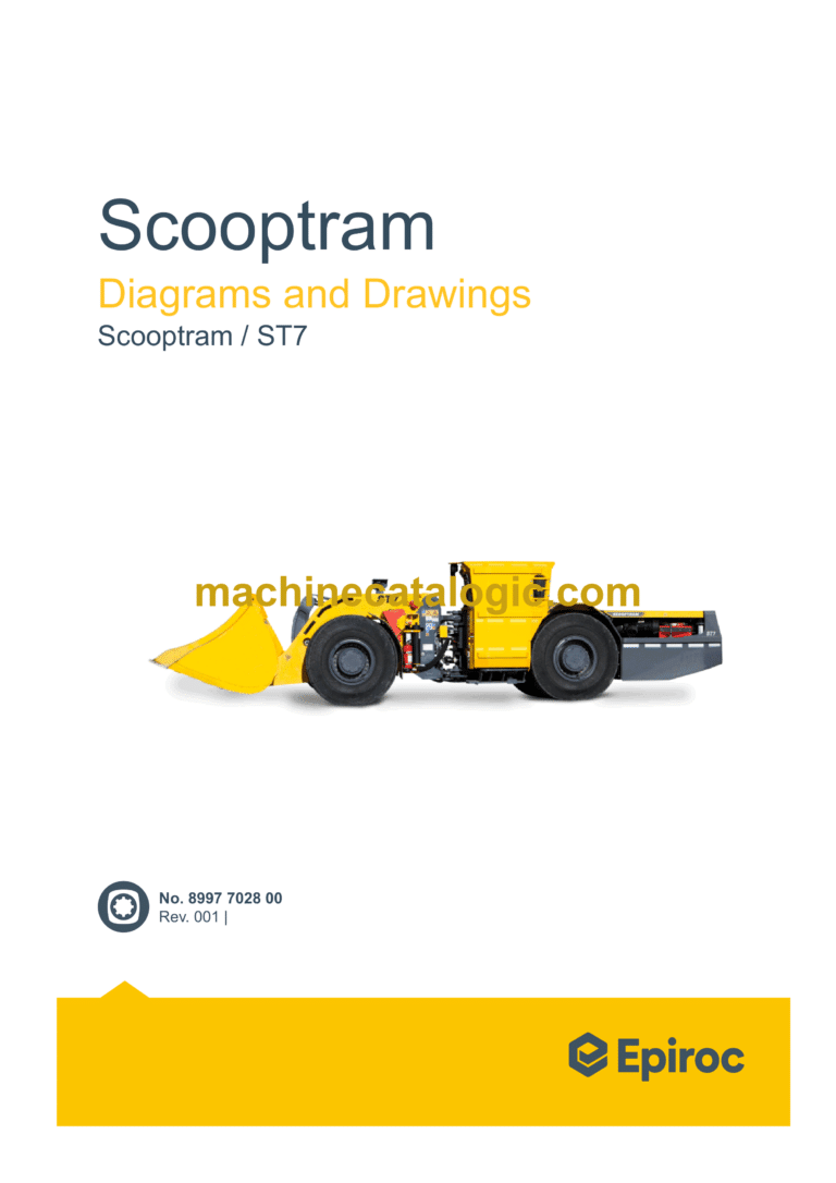 Epiroc Scooptram ST7 Diagrams and Drawings Manual