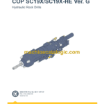 Epiroc COP SC19X, SC19X-HE Ver. G Hydraulic Rock Drills Parts Catalog