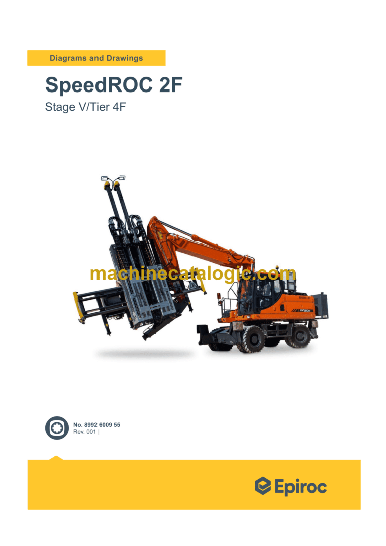 Epiroc SpeedROC 2F Stage V Tier 4F Diagrams and Drawings Manual