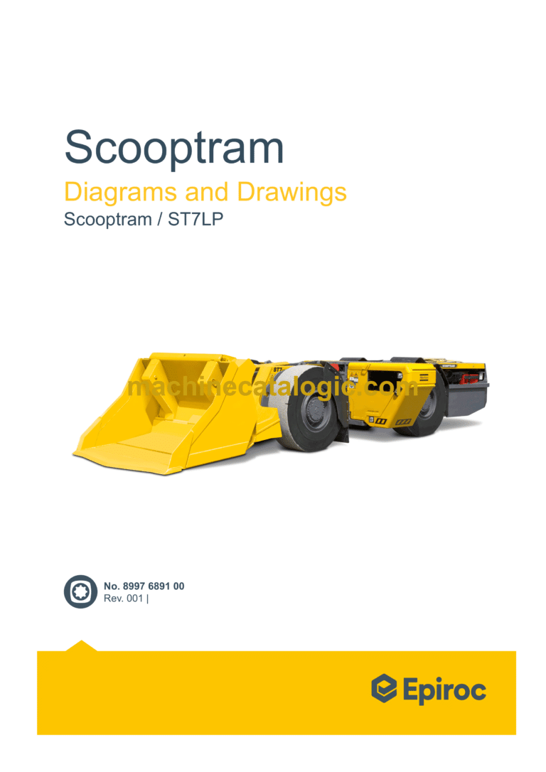 Epiroc Scooptram ST7LP Diagrams and Drawings Manual