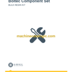 Epiroc Boltec Component Set Parts Catalog