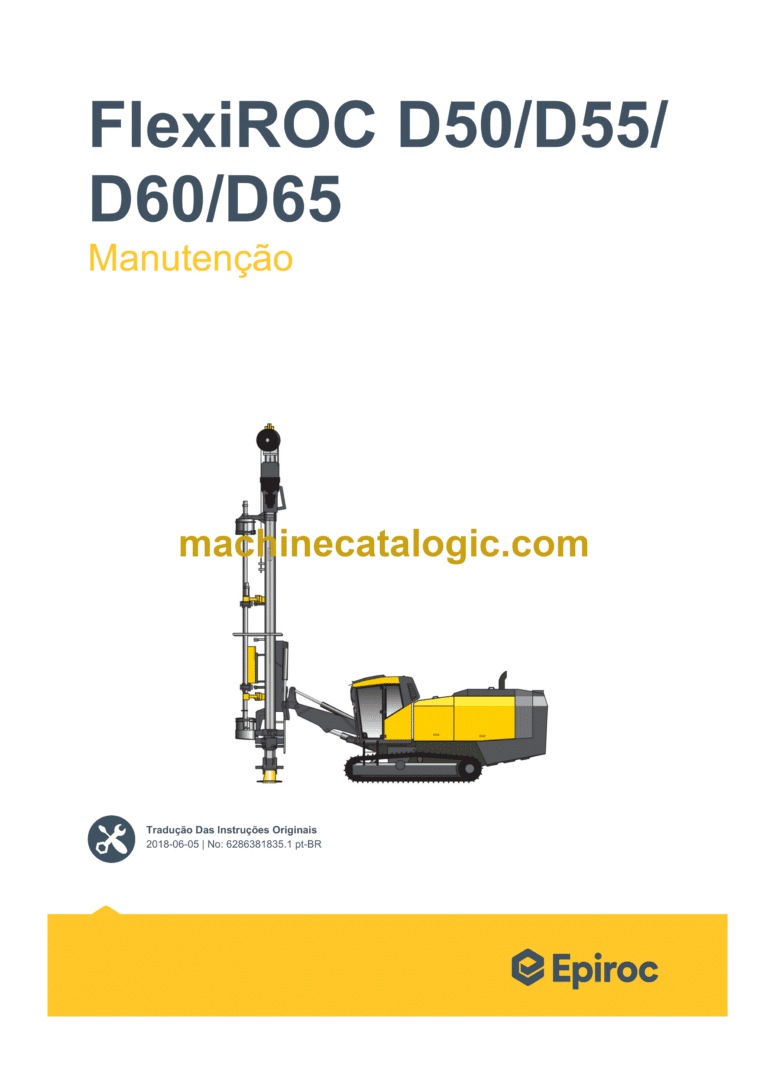 Epiroc FlexiROC D50, D55, D60, D65 Tier 3 Service Manual (Brasil)