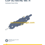 Epiroc COP SC19X-HE Version H Hydraulic Rock Drills Parts Catalog