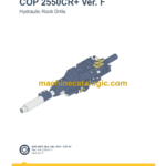 Epiroc COP 2550CR, 2550CRL+ Version F Hydraulic Rock Drills Parts Catalog