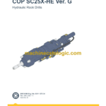 Epiroc COP SC25X-HE Version G Hydraulic Rock Drills Parts Catalog