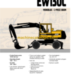 Volvo EW130C Hydraulic Wheel Excavator Service & Repair Manual