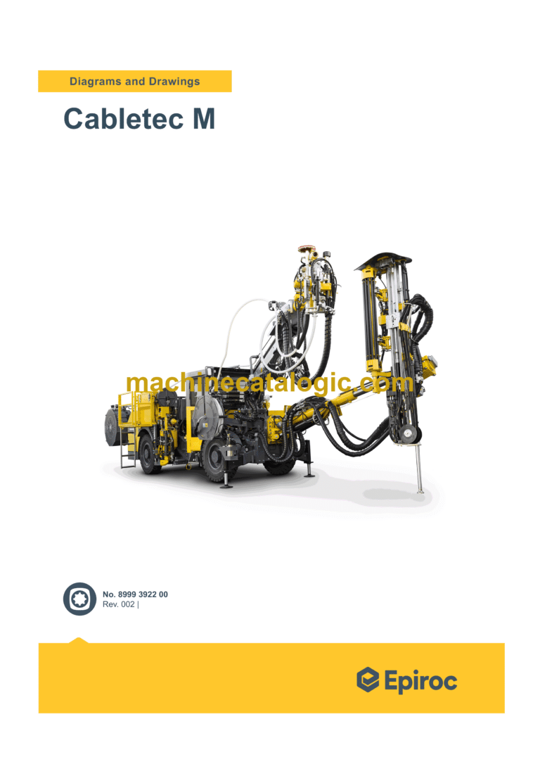 Epiroc Cabletec M Diagrams and Drawings Manual