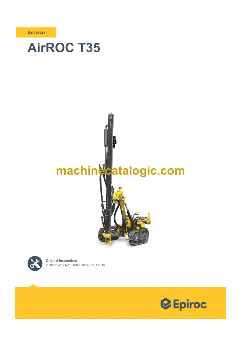 Epiroc AirROC T35 Service Manual