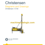 Epiroc Christensen CT20 Diagrams and Drawings Manual