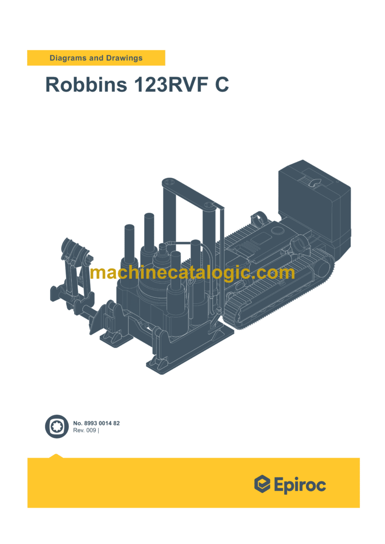 Epiroc Robbins 123RVF C Diagrams and Drawings Manual