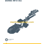 Epiroc Boltec M10 SG Diagrams and Drawings Manual