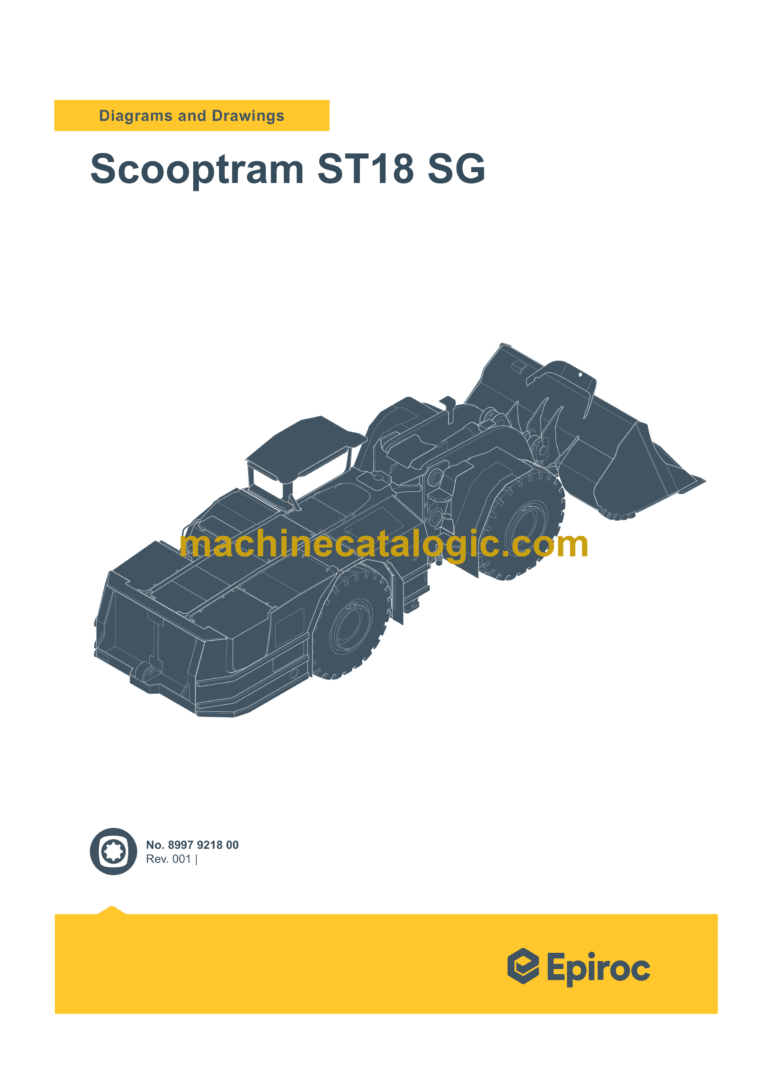 Epiroc Scooptram ST18 SG Diagrams and Drawings Manual