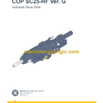 Epiroc COP SC25-HF Version G Hydraulic Rock Drills Parts Catalog