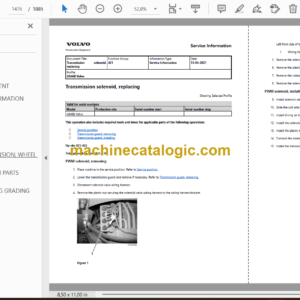 Volvo G946B Motor Grader Service and Repair Manual