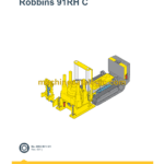 Epiroc Robbins 91RH C Diagrams and Drawings Manual