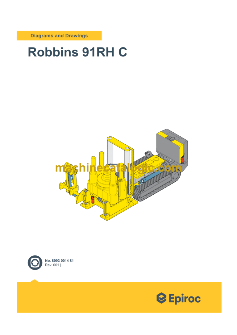 Epiroc Robbins 91RH C Diagrams and Drawings Manual