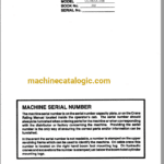 Link Belt Crane UC98A Service Manual