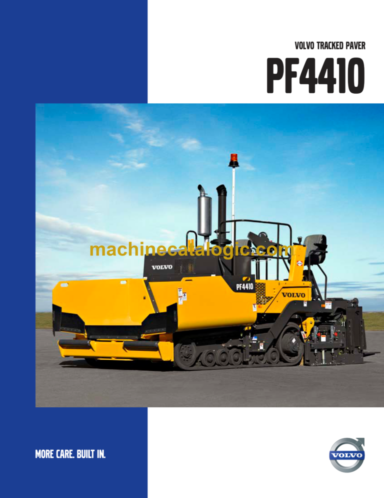 Volvo PF4410 Tracked Paver Service & Repair Manual