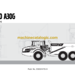 Volvo A30G Articulated Hauler Dump Truck Parts Catalog
