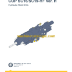 Epiroc COP SC16, SC19-HF Version H Hydraulic Rock Drills Parts Catalog