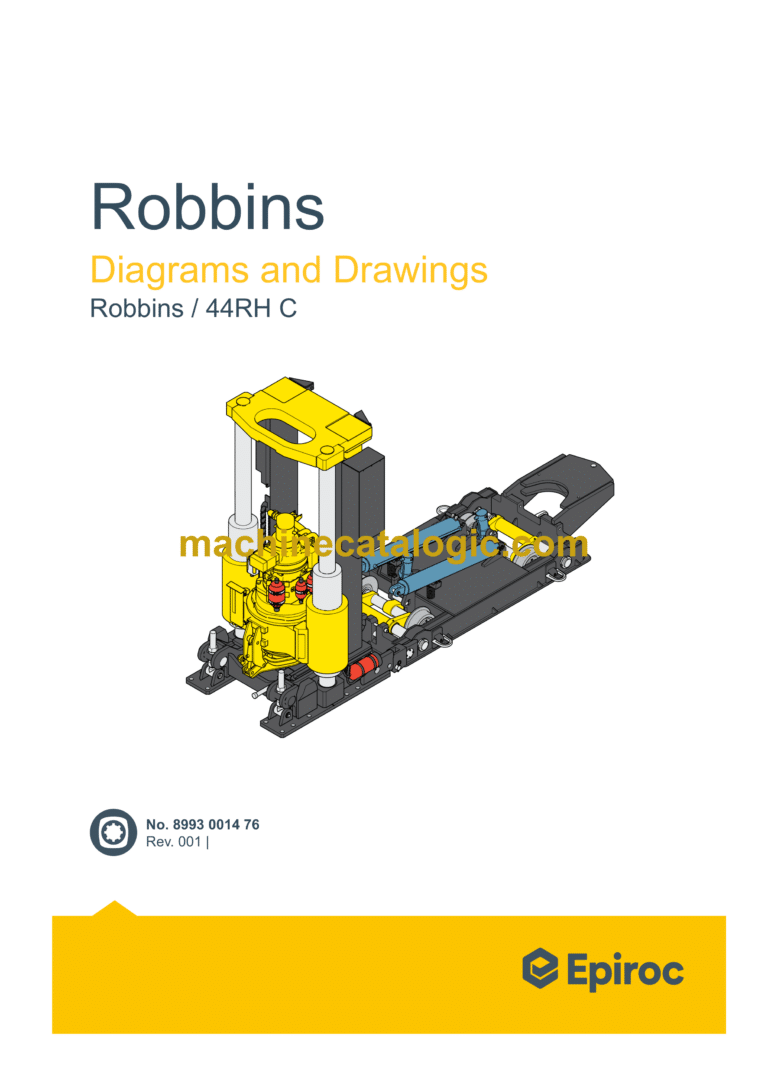 Epiroc Robbins 44RH C Diagrams and Drawings Manual
