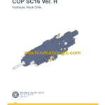 Epiroc COP SC16 Version H Hydraulic Rock Drills Parts Catalog