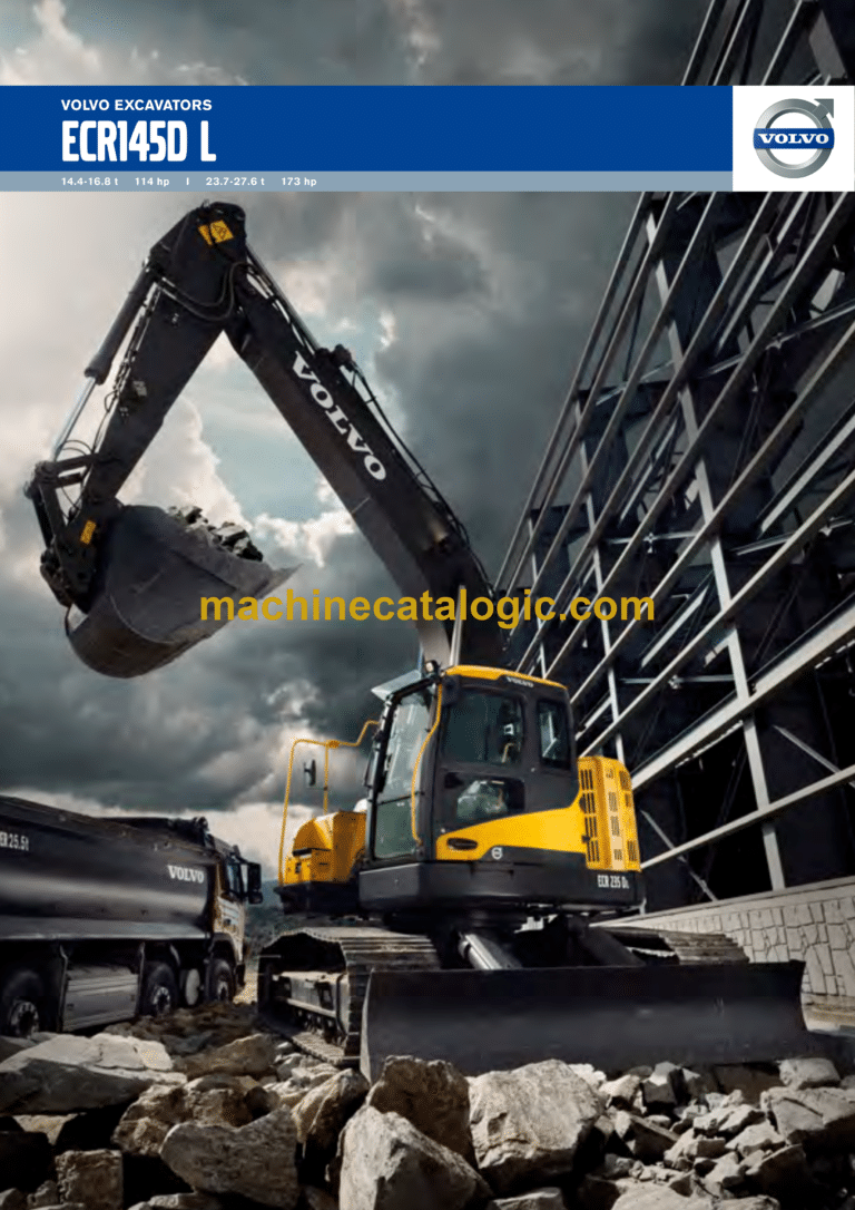 Volvo ECR145DL Hydraulic Crawler Excavator Service & Repair Manual