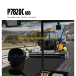 Volvo P7820C ABG Tracked Paver Service & Repair Manual