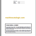 Link Belt Crane HC51 Service Manual