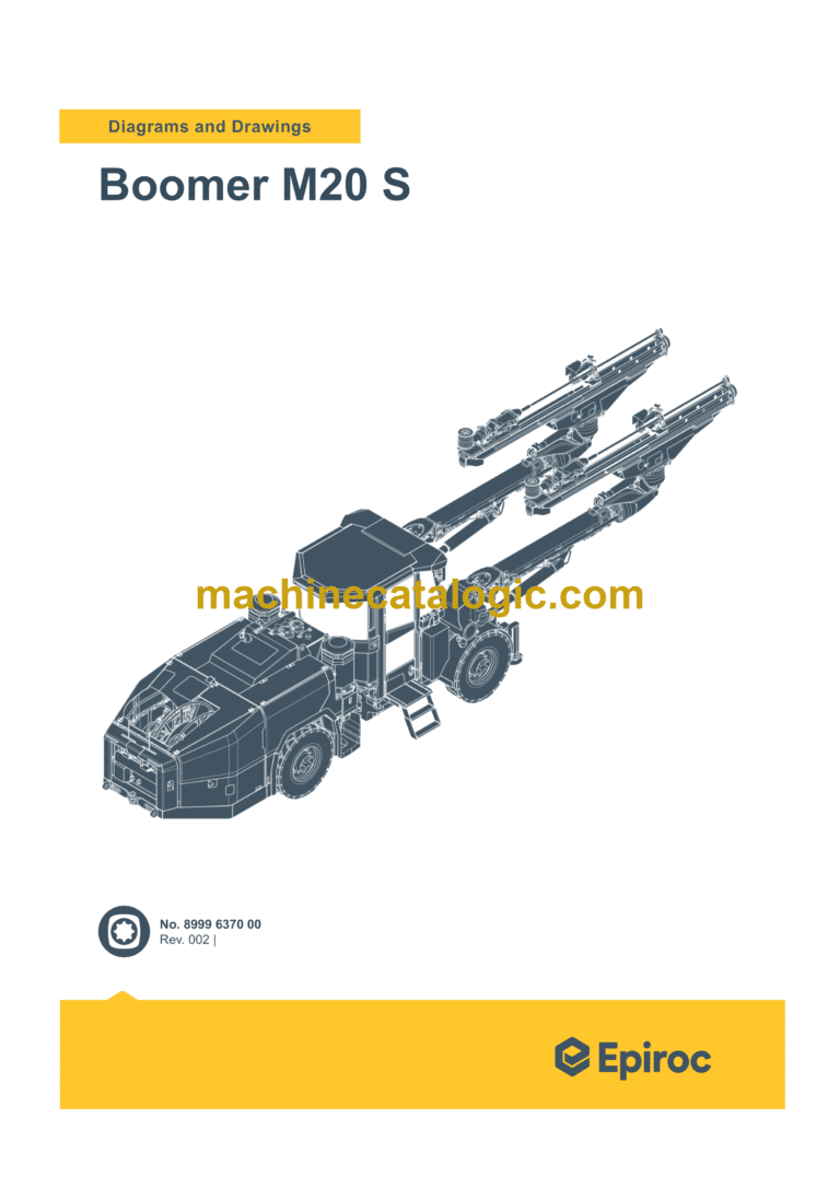 Epiroc Boomer M20 S Diagrams and Drawings Manual