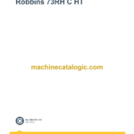 Epiroc Robbins 73RH C HT Diagrams and Drawings Manual