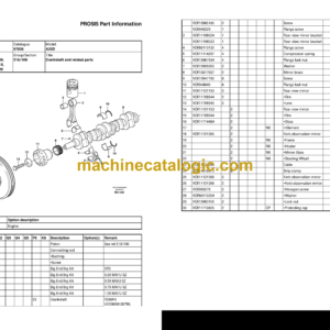 Volvo A25D Articulated Hauler Dump Truck Parts Manual