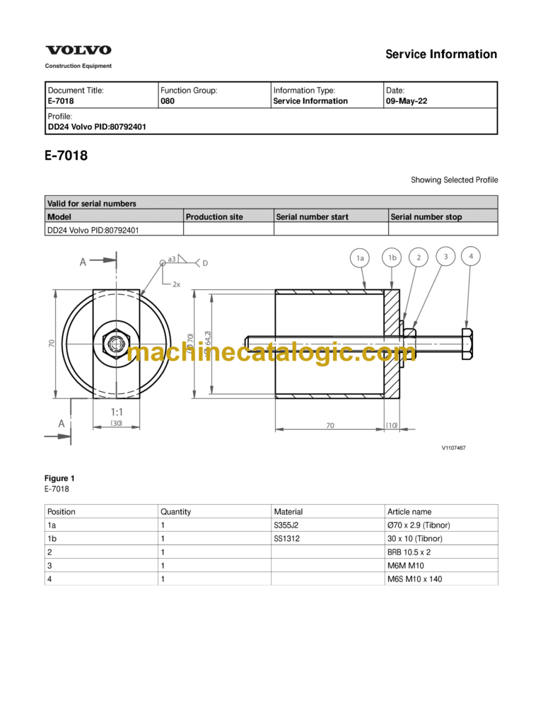 Volvo DD24 Asphalt Compactor Service and Repair Manual