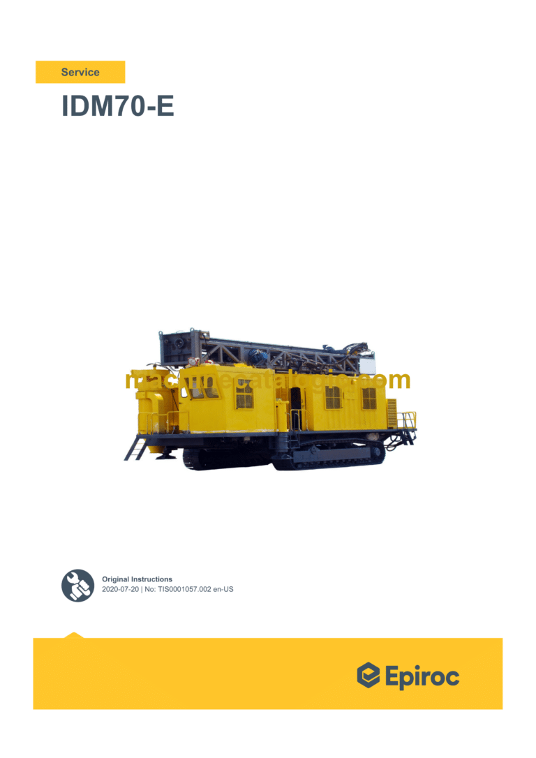 Epiroc IDM70-E Service Manual