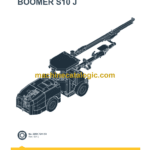Epiroc Boomer S10 J Diagrams and Drawings Manual