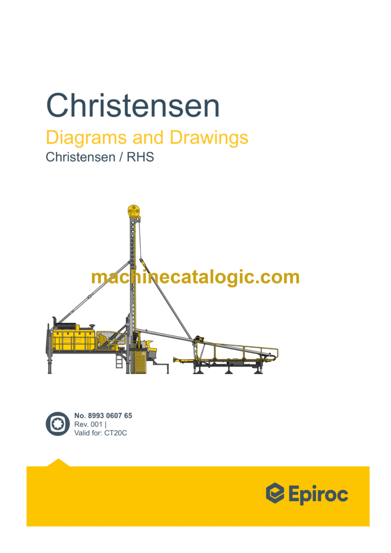 Epiroc Christensen RHS Diagrams and Drawings Manual
