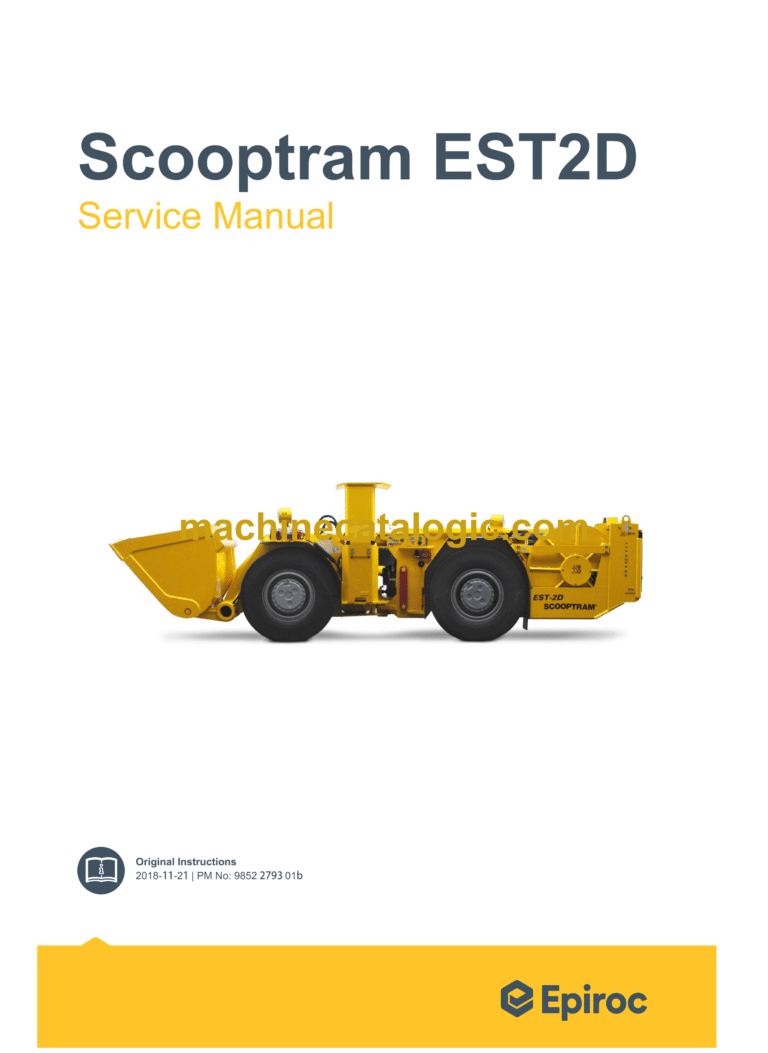 Epiroc Scooptram EST2D Service Manual