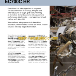 Volvo EC700C HR Hydraulic Crawler Excavator Service & Repair Manual