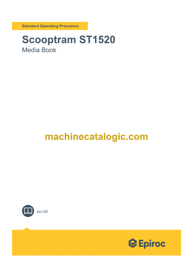 Epiroc Scooptram ST1520 Component Removal and Installation Instructions