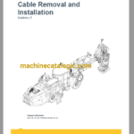Epiroc Cabletec E, LC, M Component Removal and Installation Instructions