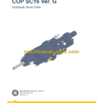 Epiroc COP SC16 Version G Hydraulic Rock Drills Parts Catalog