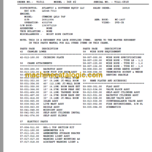 Link Belt Cranes 348 Hylab 5 Parts Catalog