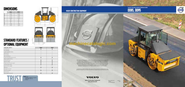 Volvo DD85 Asphalt Compactor Service and Repair Manual