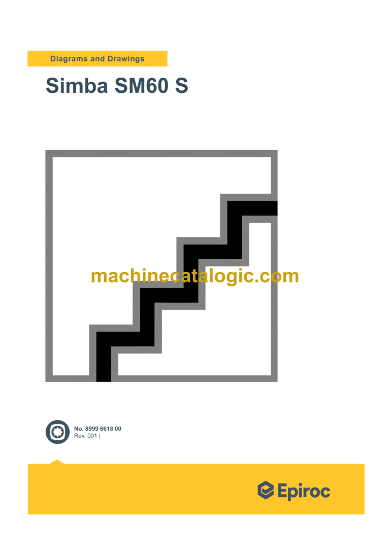 Epiroc Simba SM60 S Diagrams and Drawings Manual