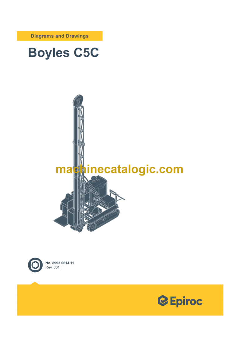 Epiroc Boyles C5C Diagrams and Drawings Manual