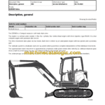 Volvo ECR50D Hydraulic Compact Excavator Service & Repair Manual