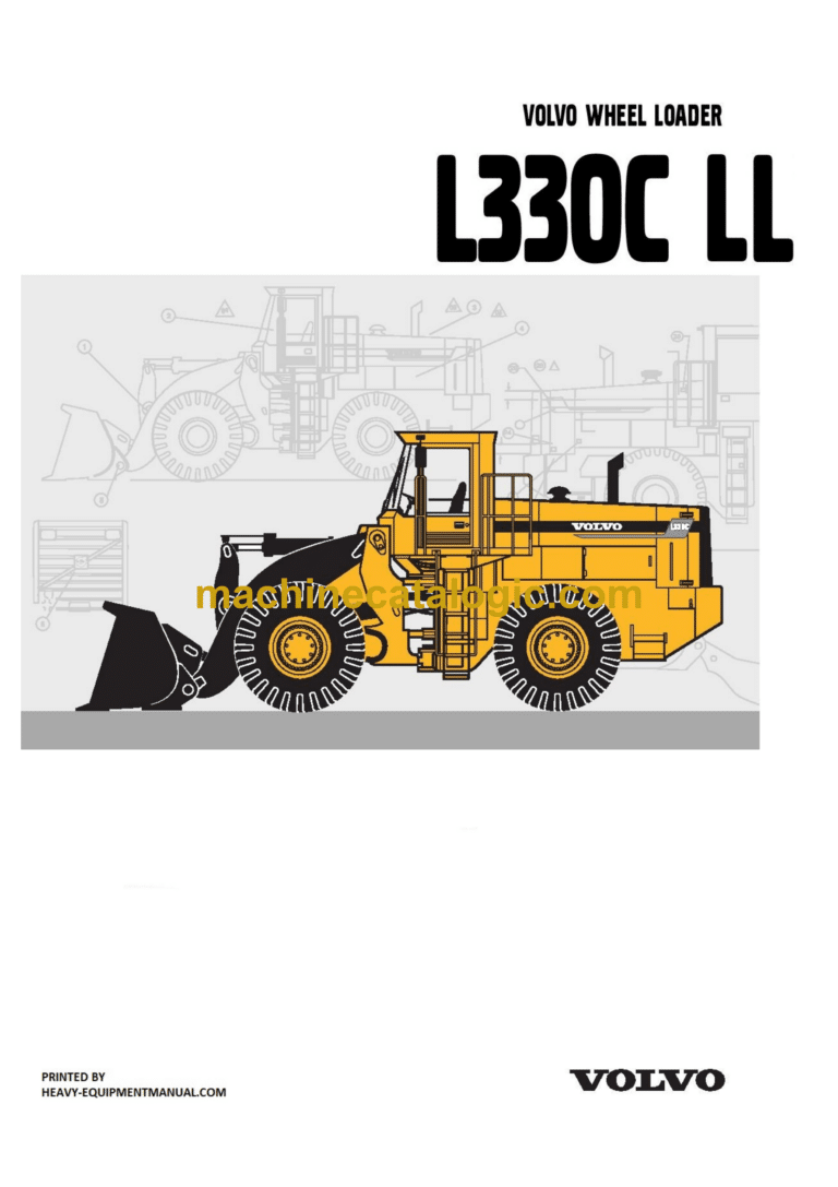 Volvo L330C LL BM Wheel Loader Service & Repair Manual