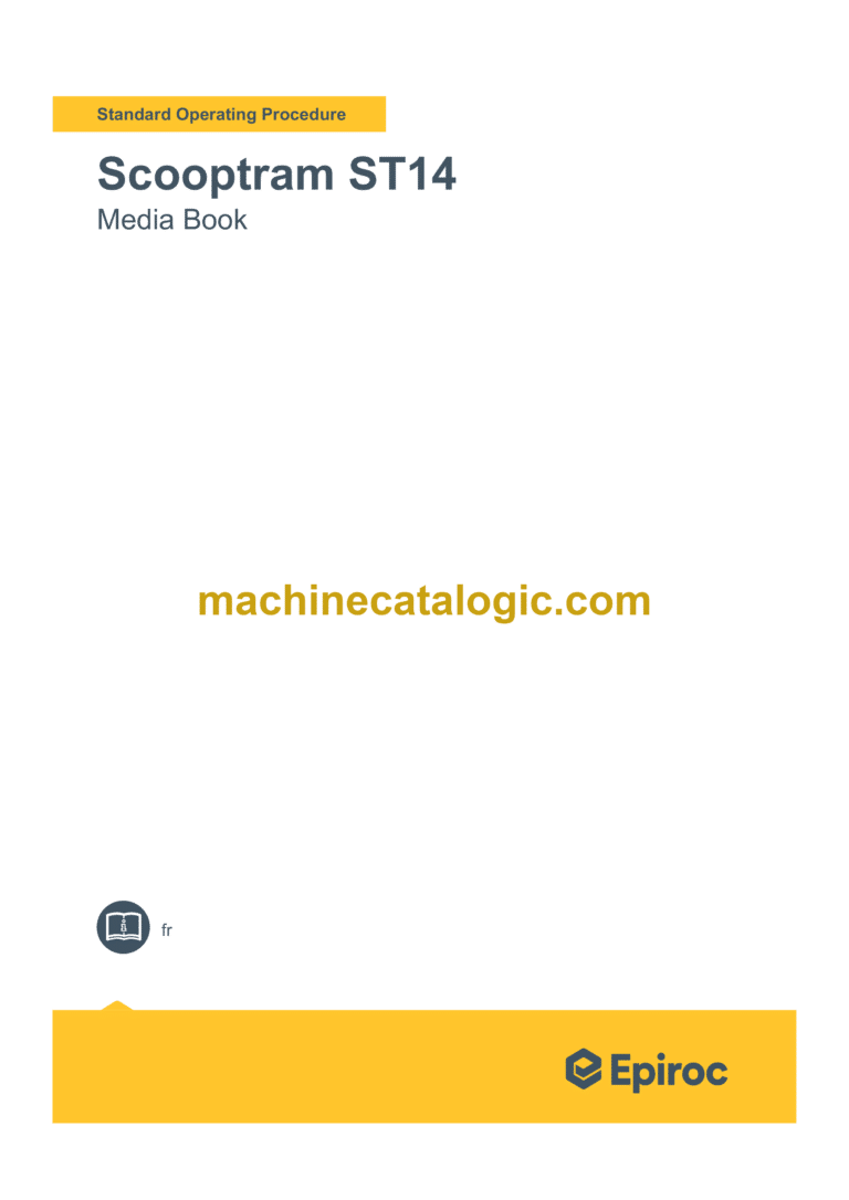 Epiroc Scooptram ST14 Component Removal and Installation Instructions (French)