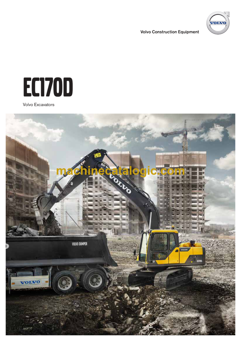 Volvo EC170D Hydraulic Crawler Excavator Service & Repair Manual